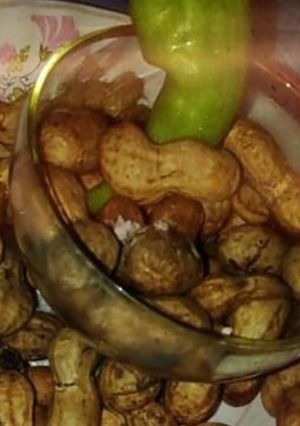 A picture of Timepass boiled peanuts.