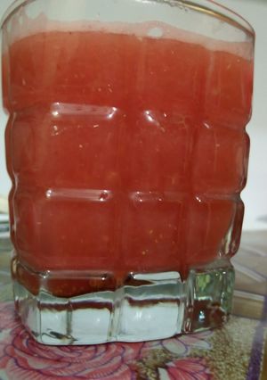 A picture of Strawberry melon Drink.