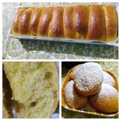Donat/ roti sobek labu kuning no ulen রেসিপির প্রধান ছবি
