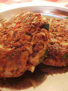 Una foto de Hamburguesa Vegana de Azuki