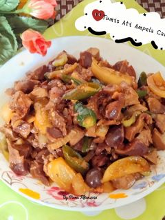 Foto resep Tumis Ati Ampela Cabe Ijo