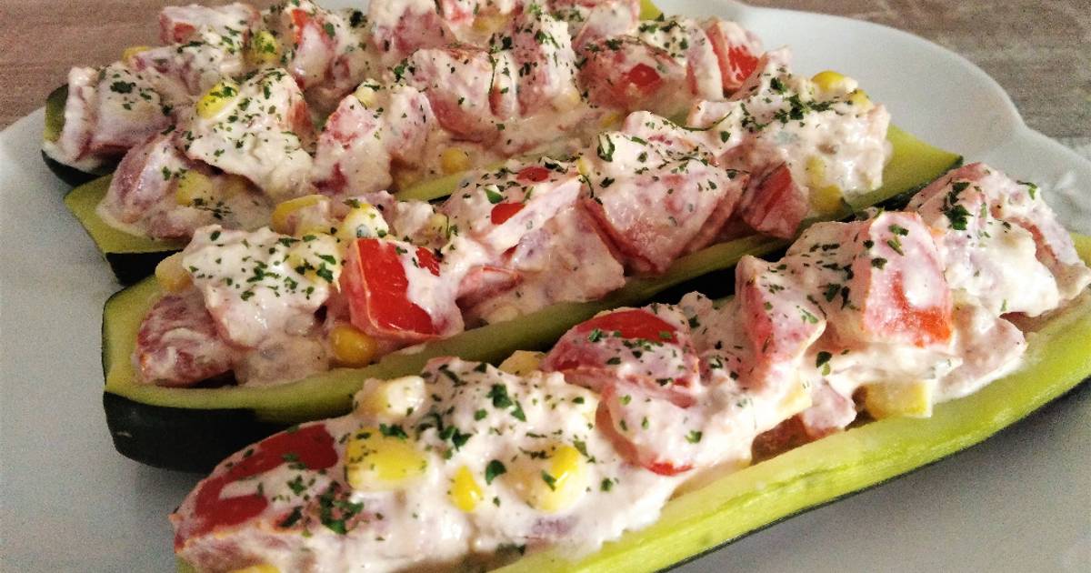 Courgettes Farcies Tomates & Thon De Cuisin' & P'tits Plats - Cookpad