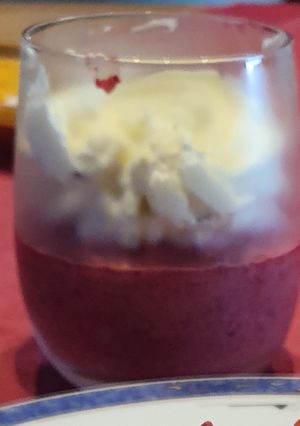 Une photo de Mousse de betterave au mascarpone