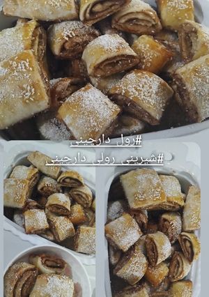 عکسی از دستور شیرینی رولی دارچینی