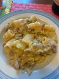 Pasta Con Crema di Patate e Salsiccia