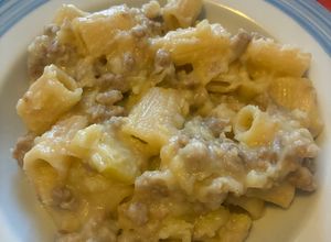 Foto di Pasta Con Crema di Patate e Salsiccia
