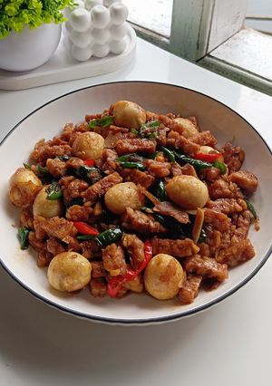 Foto resep Orek Tempe Telur Puyuh