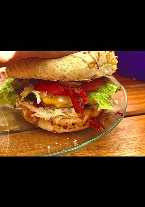 Una foto de Hamburguesas ricas y saludables