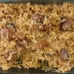 A picture of Awadhi biryani (Eid Special).