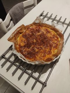 Une photo de Quiche cancoillotte jambon