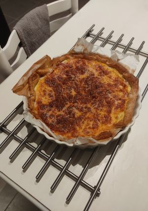 Une photo de Quiche cancoillotte jambon