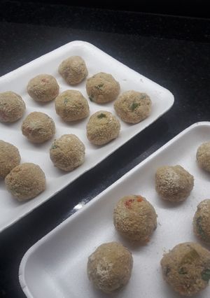Una foto de Croquetas de cous cous y verduras