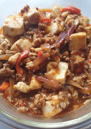 A picture of Mapo Tofu.