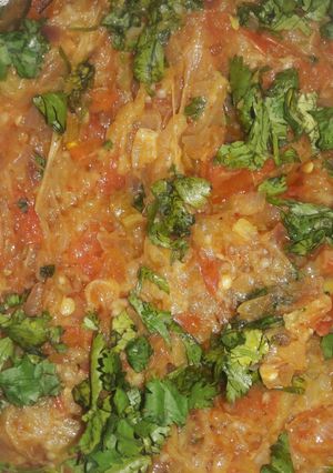 A picture of Brinjal fried paste.