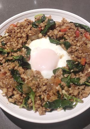 A picture of Basil Ground Pork.