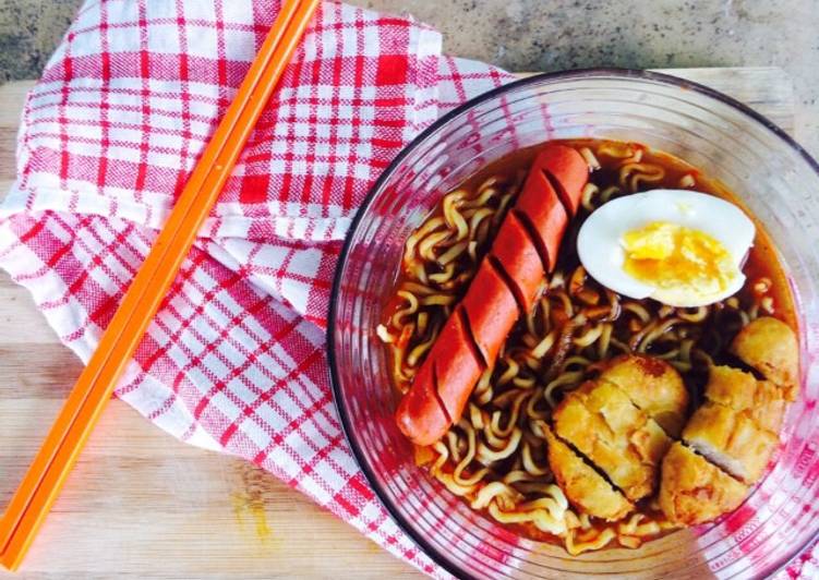 Resep Mi Ramen Hot Spicy Ala-Ala, Enak