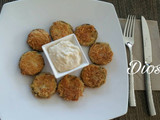 Crujientes  de calabacín con parmesano