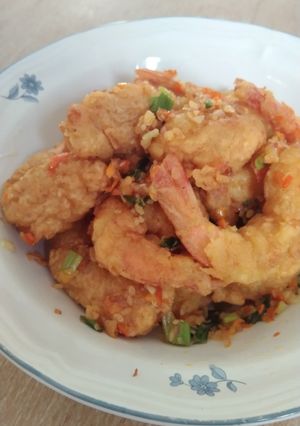 Foto resep 85. Udang Goreng Cabai Garam
