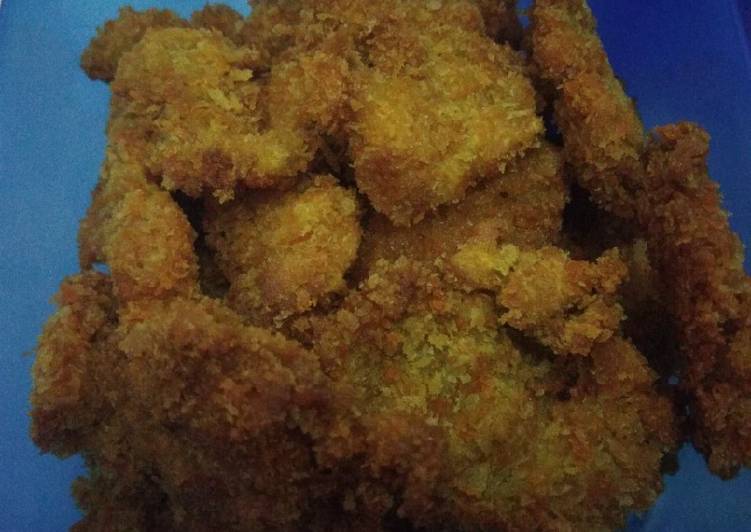 Cara mudah memasak Ayam pop kare kriuk yang praktis