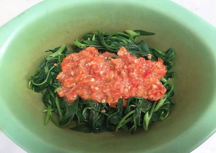 Plecing Kangkung Seadanya