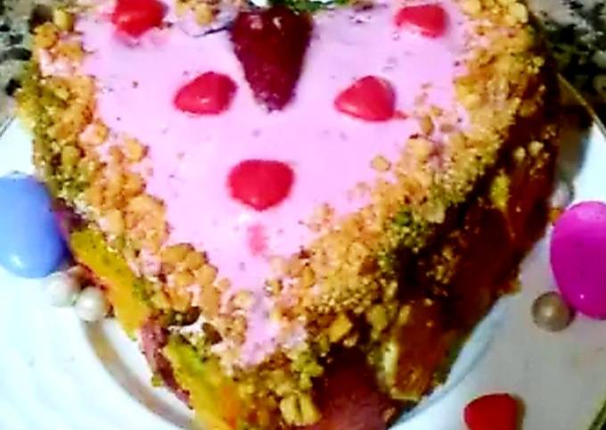 Steps to Prepare Perfect Love Cake