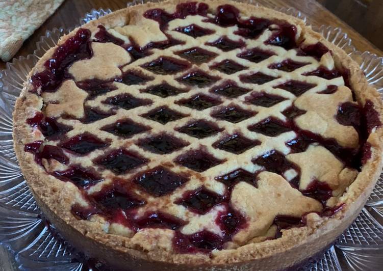 🍇 Crostata con la mia marmellata di uva fragola 🍓