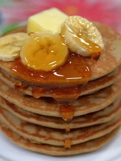 Una foto de Hot Cakes de Avena y Plátano