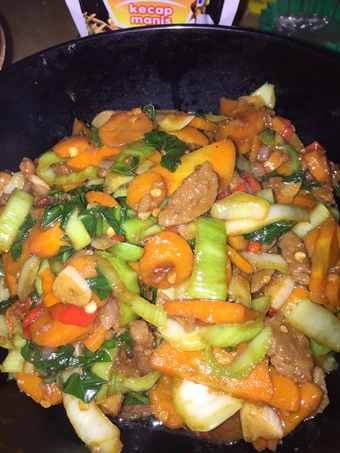 Cara Gampang Membuat Resep Oseng Wortel Sawi Pentol 🧡 yang Lezat Sekali Anti Ribet, Bisa Manjain Lidah