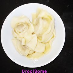 Boiled wonton momo A picture of Boiled wonton momo.
