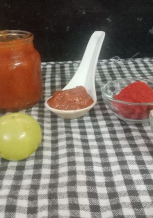 A picture of Amla chutney.