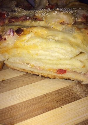 Kombe, avagy töltött kenyér recept fotója