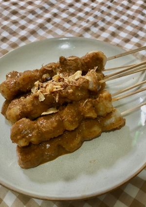 Foto resep Sate Aci Bumbu Kacang