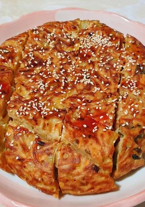 麵大餅⭐清冰箱料理 的食譜成品照片