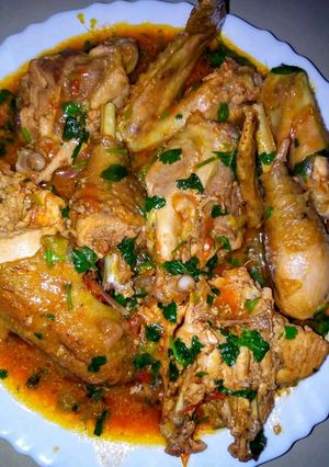 A picture of Braised chicken.