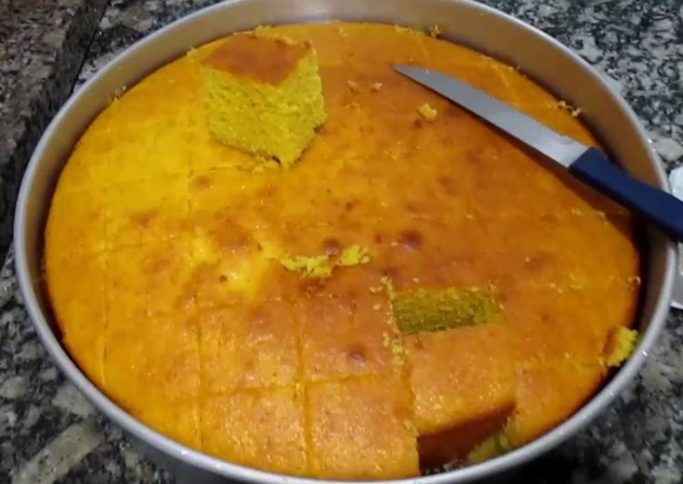 Bolo de laranja com cenoura