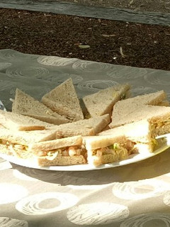 Foto resep Shrimp salad sandwich