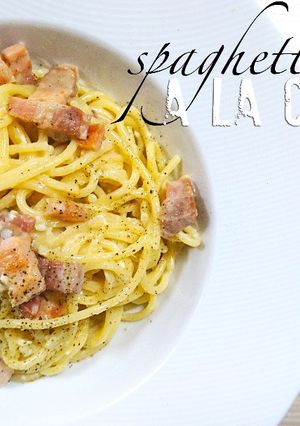 Foto principal de Spaghetti a la Carbonara (Receta original)