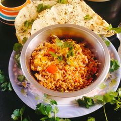 Chinese fried rice 😋😋 A picture of Chinese fried rice 😋😋.