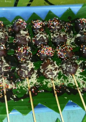 Foto resep Bola ubi coklat (cemilan anak simpel)