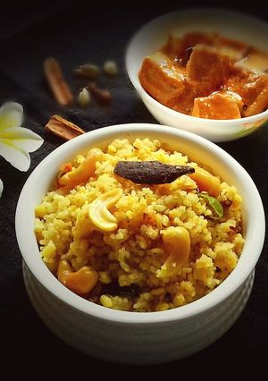 A picture of Bhuni Khichuri.