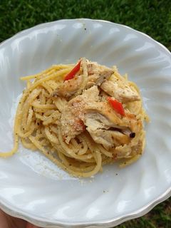 Foto resep Chicken Aglio Olio