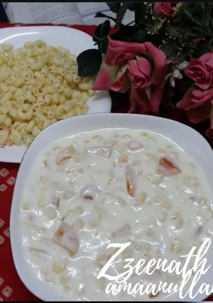 A picture of Classic Macaroni and Fruit Salad.