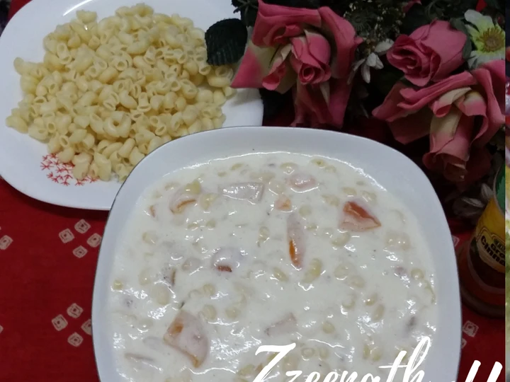 Easy Steps to Make Classic Macaroni and Fruit Salad the  Makes Drooling Can spoil the tongue