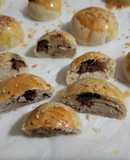 Bolitas de pan rellenas de Nutella