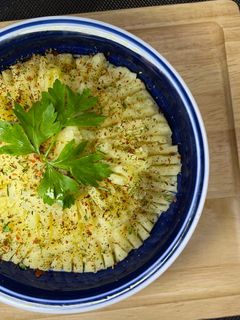 صورة لوصفة بيوريه بطاطس بالاعشاب 🥔