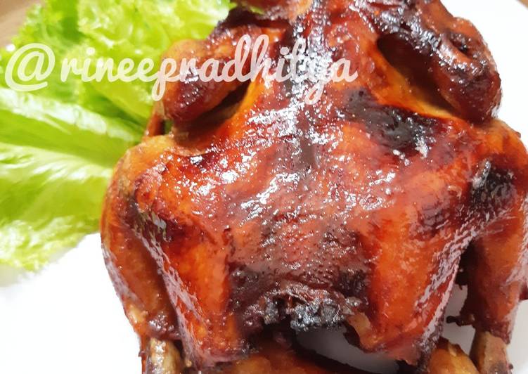 Resep Ayam Bakar Madu Utuh Oven Oleh Rinee Pradhitya Cookpad