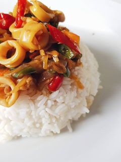 Foto resep Oseng cumi pedas