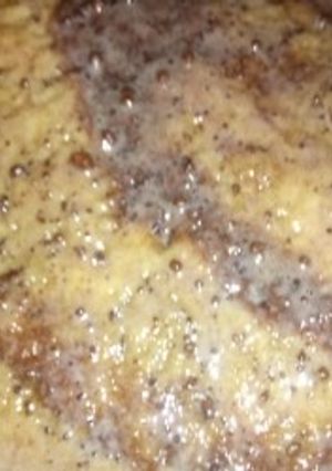 صورة لوصفة كيك اسفنجي بالشوكولاته وابيض