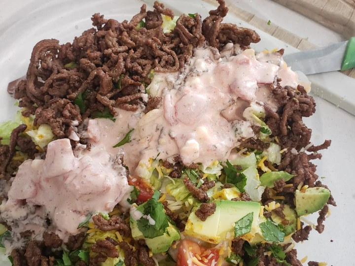 Easy Way Make Recipe Taco Salad that is So Delicious, So Delicious}