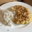 Coliflor al horno con salsa de maní